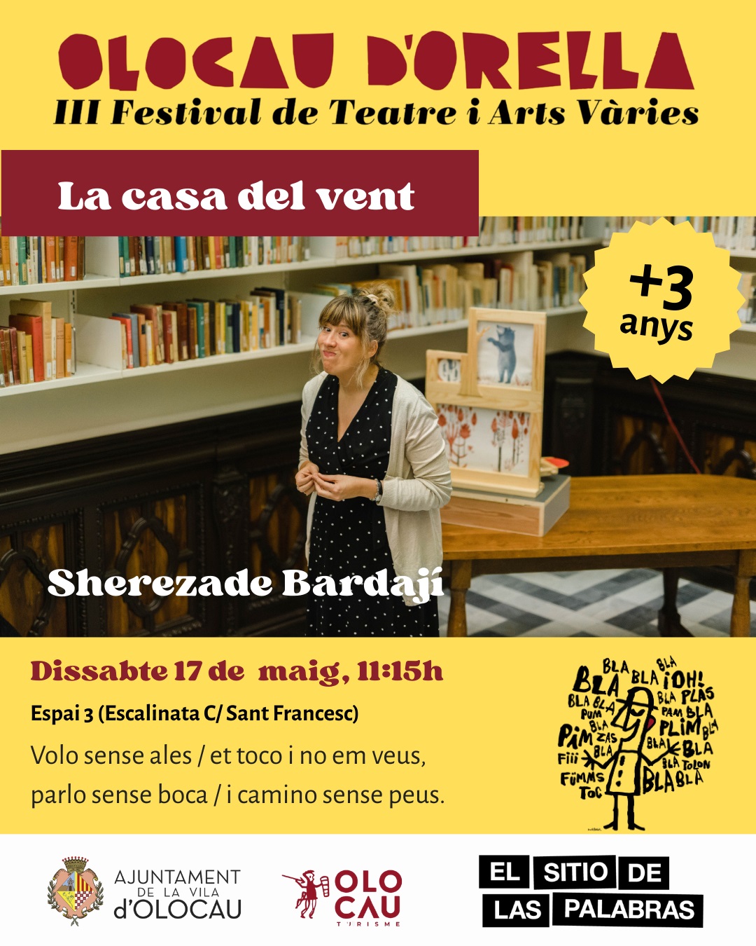 ‘La casa del vent’, amb Sherezade Bardají (III Festival Olocau d’Orella)